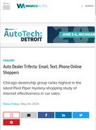 Wards Auto Auto Dealer Trifecta: Email, Text, Phone Online Shoppers
